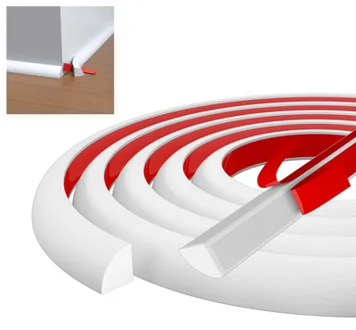 Immagine prodotto di Listello angolare autoadesivo in PVC per pavimenti e pareti