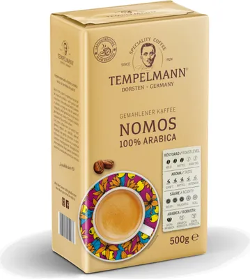 Zdjęcie produktu dla Kawa Mielona 500G Tempelmann Nomos 100% Arabica