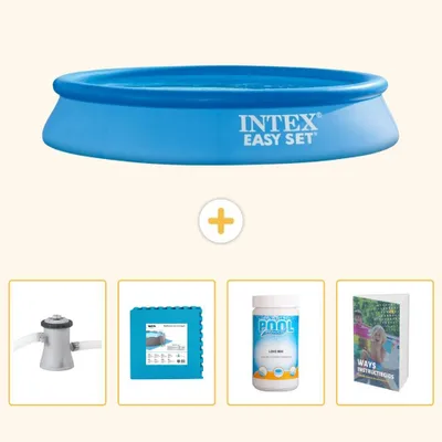 Productafbeelding van Easy Set Zwembad - Rond - 305x61 cm - 5-delig - SCB130