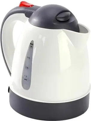 Obrázek produktu pro 250 W přenosná rychlovarná konvice do auta, kamionu, ohřev vody, čaj, káva, automatické vypnutí pro cesty autem, 1000 ml, béžová
