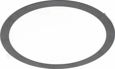 Produktbild von 24W Runde LED Einbauleuchte slim Panel Spot mit schwarzen Rahmen Ø 300mm 2000 Lumen Neutralweiß (4000 K)