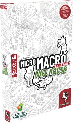Produktbild von Pegasus Spiele MicroMacro: Crime City 2 – Full House (Edition Spielwiese)