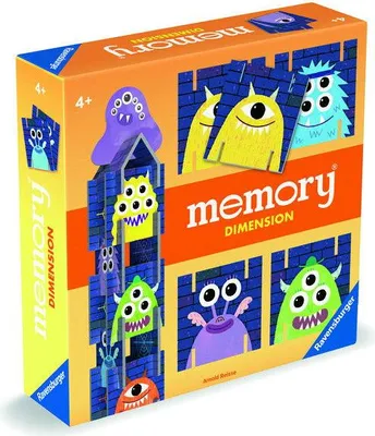 Zdjęcie produktu dla Ravensburger 248162 Trójwymiarowa gra pamięciowa Potwór