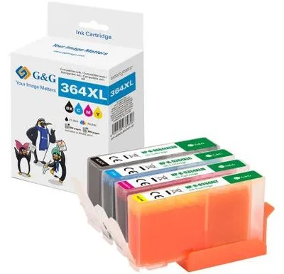 Imagen del producto de G&G 14792 G&G XL-Patronen 4er Set für HP 364XL/ N9J74AE BK/C/M/Y
