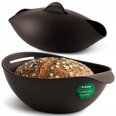 Produktbild von Kuketo | Silikon Brotbackform – Antihaft Kastenform Für Brot & Brötchen – Hitzebeständig, Flexibel & Leicht Zu Reinigen
