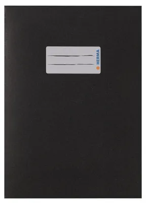 Image de Herma 7088 7088 Protège-cahier papier - A5, noir