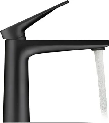 Produktbild von Duravit Waschtisch-Einhebelmischer Tulum M Fresh Ausl. 135mm, o. Zugst.Abl.Gar., sw matt