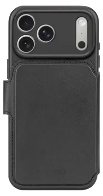 Produktbild von DECODED 2-in-1 Lederhülle für iPhone 17 Pro Max, Abnehmbare Wallet, Premium ECCO Leder, Kompatibel mit Magsafe, Fallschutz, Kratzfest, Schwarz