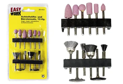 Image de EASY WORK EW Meules sur tige et brosses 261453