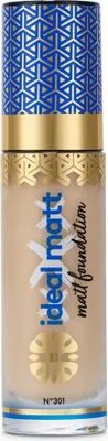 Obrázek produktu pro INGRID Cosmetics Ideal Matt, Zmatňující, Hydratující, Ochana, Vyhlazující, Bronzová, Matný, 30 ml