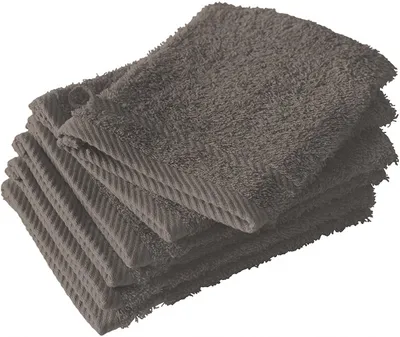 Produktbild von waschlappen Hélène21 x 15 cm Baumwolle braun 6 Stück