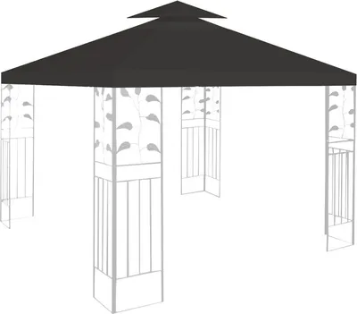 Image de Jiubiaz Toit de rechange pour pavillon pliant 3x3M Soft Bâche de toit PA Toit de pavillon pour abri