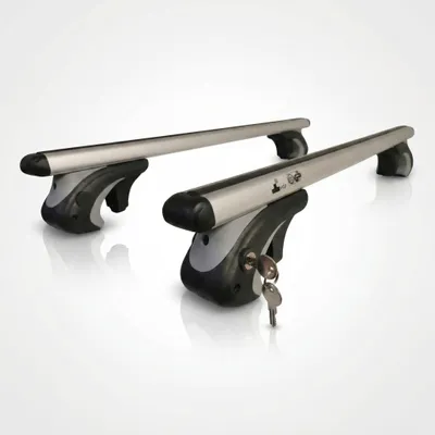 Productafbeelding van Aluminium dakdragers VDP XL135, compatibel met VW Sharan (1996-2009), geschikt voor dakboxen tot een bepaalde afmeting