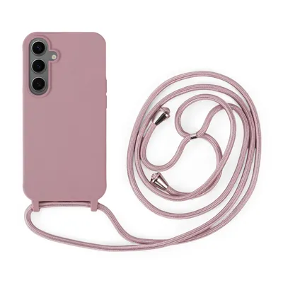 Produktbild von Handykette für Samsung Hanyhülle mit Band Hülle mit Kodel Smartphone Halskette Galaxy S24 Rosa