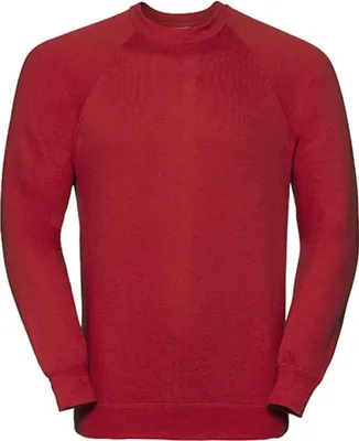 Produktbild von Russell R-762M-0 | Raglan-Sweatshirt / Pullover - Farbe: Bright Red - Größe: XL