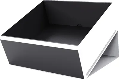 Produktbild von JiaWei Geschenkbox Faltschachtel mit Magnetverschluss für Weihnachten alle andren Anlässe und fürs Wohnheim mit Seidenpapier/ Grußkarte 1er Weiß XXL