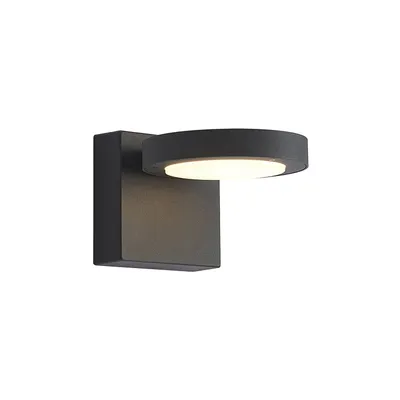 Produktbild von Lucande LED-Außenwandlampe Belna, Metall, IP65, anthrazit