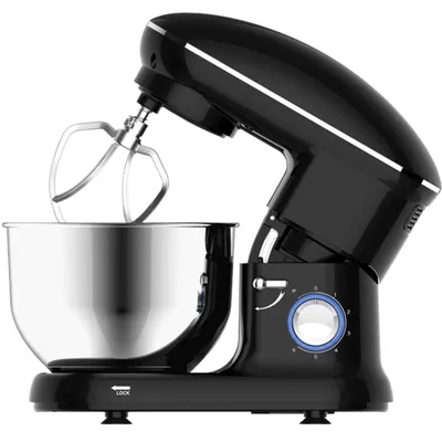 Produktbild von Fine Life Pro 1500W Küchenmaschine (Schwarz) / Mixen, kneten, vermengen. Edle Optik und kraftvolle Leistung.