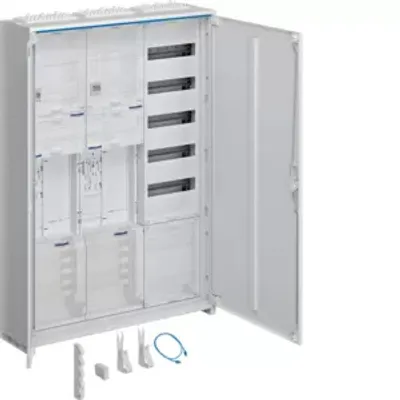 Produktbild von HAGER Komplettschrank univ.Z ZB33EH525W1 1100mm 2ZP 3feld BKE-I APZ VT-5rh ESA