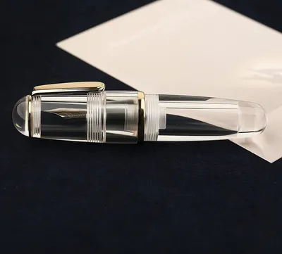 Immagine prodotto di Penna stilografica Majohn Q1 con punta fine - Trasparente ed ergonomica