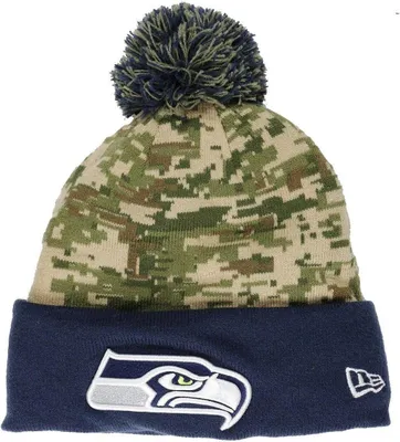 Produktbild von New Era Seattle Seahawks NFL Digi Camo Beanie Grün One-Size