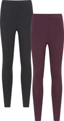 Obrázok produktu pre Mountain Warehouse - Dámske legíny 2-pack MW4226 (34 DE) (Berry red)