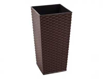Obrázek produktu pro Nohel Garden Obal na květník FINEZIA RATTAN plastový 35x35x67cm