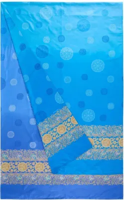 Produktbild von Bassetti Baumwoll-Foulard PALLAVICINO Farbe C1 AZURBLAU Größe 350x270