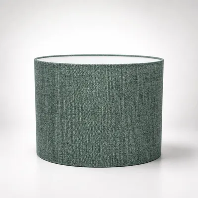 Produktbild von Light & Living Lampenschirm Graugrün – E27 Stoffschirm Zylinder 25 cm