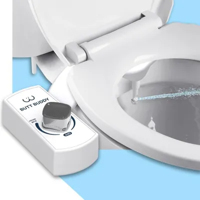 Produktbild von Bidet-Toilettenaufsatz, selbstreinigende Düse, einstellbarer Wasserdruck, einfache Montage, für die Toilette