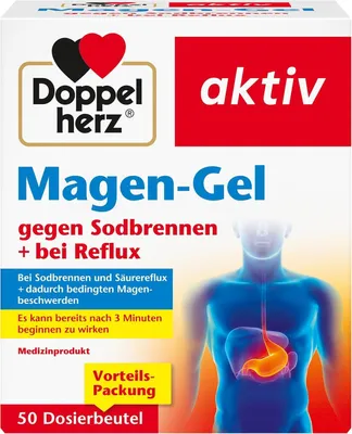 Productafbeelding van Doppelherz Maaggel tegen brandend maagzuur en bij reflux, 50 x 10 ml