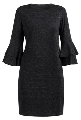 Produktbild von ALBEE damen kleid midi - schwarz, XL