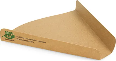 Produktbild von Pizzablech aus reinem Papier, 18,3 x 17 x 2,5 cm, 80 Stück.