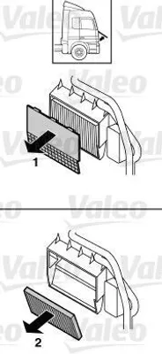 Produktbild von VALEO 716019 Innenraumfilter Pollenfilter passend für MERCEDES-BENZ AXOR