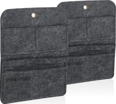 Produktbild von com-four® 2x Hängeregal - Praktischer Hängeorganizer aus Filz - Aufbewahrung zum Aufhängen - optimal für Zelt, Garage, Terrasse und Balkon