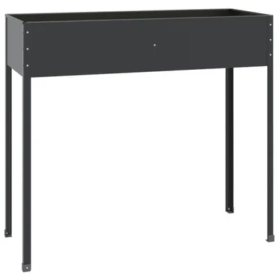 Obrázek produktu pro vidaXL květináč antracit 100,5x40,5x90 cm pozinkovaná ocel