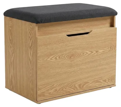 Zdjęcie produktu dla Szafka na buty z siedziskiem i schowkiem VIRA, 60 x 50 x 35 cm