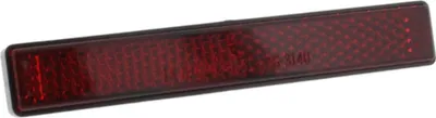 Produktbild von Rückstrahler universal rot 102x15mm mit E-Prüfzeichen Schraubbefestigung M5