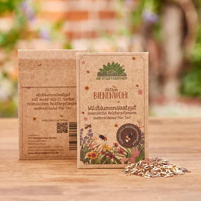 Produktbild von Saatguttütchen Wildblumen Bienenwohl Blumensamen Mischung Blumenwiese Garten
