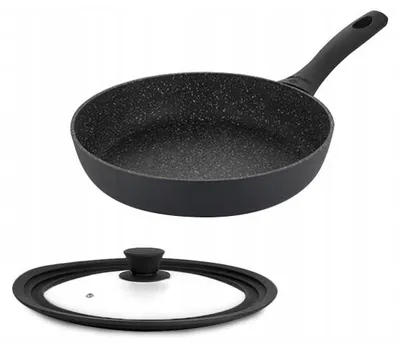 Produktbild von Gerlach Granitex Pfanne 28 cm Keramikbeschichtung mit Deckel