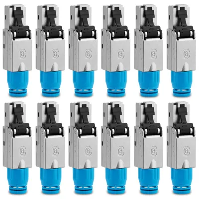 Produktbild von Netzwerkstecker RJ45 Stecker Cat8 CAT8.1 12 Steckverbinder werkzeuglos geschirmt