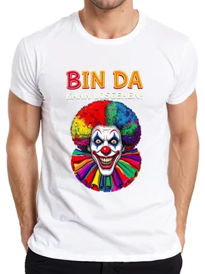 Produktbild von Bin da kann losgehen Clown Köln Karneval Jeck Fastnacht Narr Herren T-Shirt, Weiß, XL