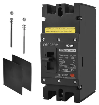 Productafbeelding van Stroomschakelaar - DC schakelaar - Zonne-energie systeem - Dubbelpolig 1000V - 320 Ampère - Grijs