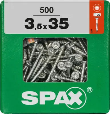 Produktbild von Spax Universalschrauben 3.5 x 35 mm TX 20 - 500 Stk.
