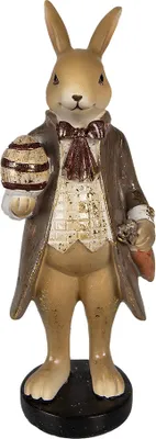 Produktbild von Clayre & Eef Figur Kaninchen 20 cm Braun Beige Polyresin