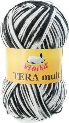 Produktbild von 100g Strickgarn Häkelgarn TERA MULTI, Farbwahl - mehrfarbig bunt Farbverlauf