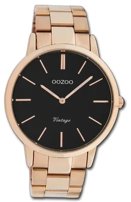 Produktbild von Oozoo Vintage Series Damenuhr C20024 Quarzuhr Edelstahlarmband rosegold D3UOC20024