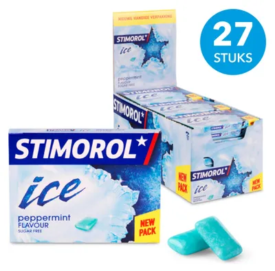 Produktbild von Stimorol Eis-Pfefferminze (27x 17gr)