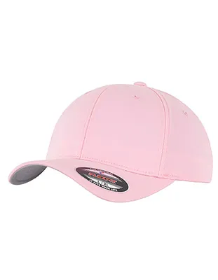 Produktbild von FLEXFIT 6277 | Wooly Combed Cap / Kappe / Mütze / Hut Stabile Front - Farbe: Pink - Größe: XS/S