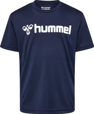 Produktbild von Hummel Logo Kurzarm-t-shirt Blau 14 Years Junge Blau 14 Years